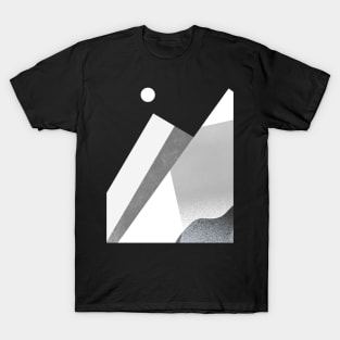 White and grey peaks T-Shirt